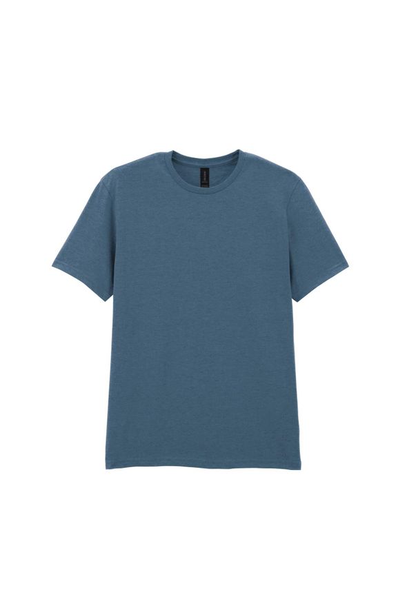 GILDAN - Bawełniana Koszulka Unisex Dla Dorosłych W Miękkim Stylu. Kolor: niebieski. Materiał: bawełna
