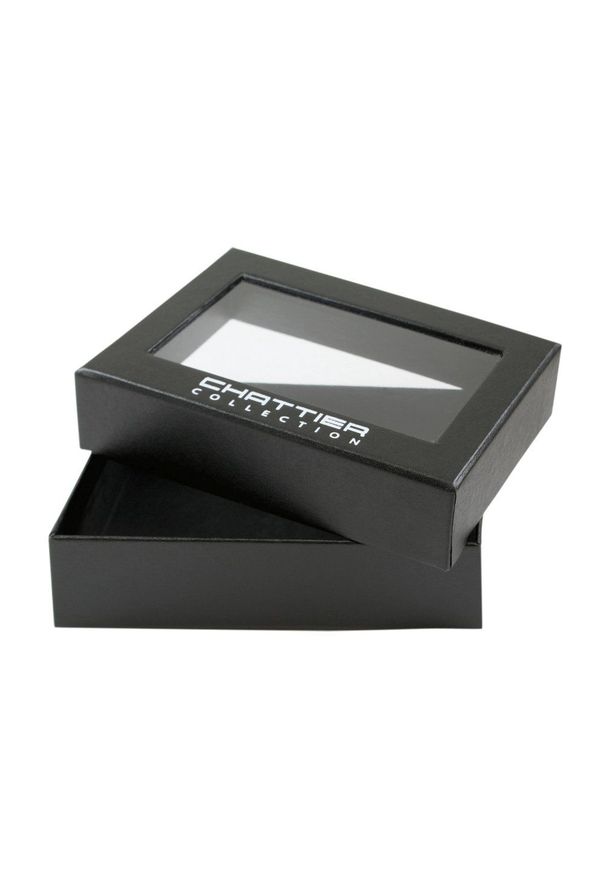 Męska Mucha z Poszetką - Chattier - Brązowa. Kolor: brązowy, beżowy, wielokolorowy. Materiał: poliester. Styl: elegancki, sportowy