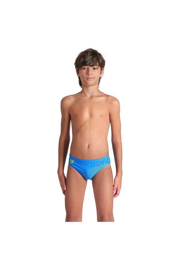 Kąpielówki Arena Dim Light Swim Briefs Junior. Kolor: niebieski. Materiał: materiał