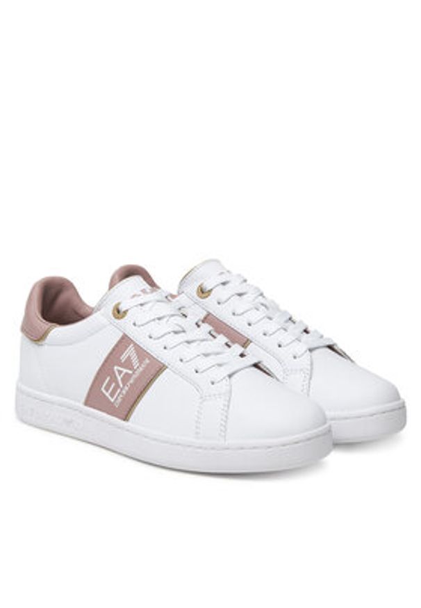 EA7 Emporio Armani Sneakersy X8X102 XK346 U445 Biały. Kolor: biały. Materiał: skóra