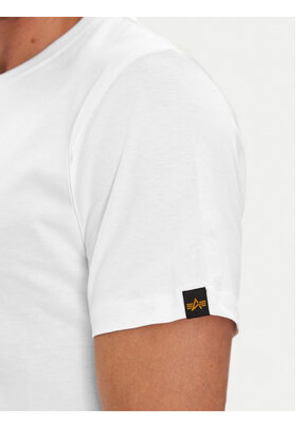 Alpha Industries Komplet t-shirtów 258500 Czarny Regular Fit. Kolor: czarny. Materiał: bawełna