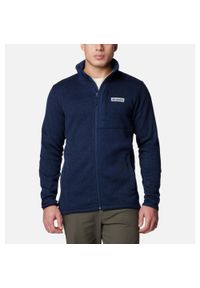 columbia - Bluza Polarowa Męska Columbia Sweater Weather. Typ kołnierza: polo. Kolor: biały, niebieski, wielokolorowy. Materiał: polar
