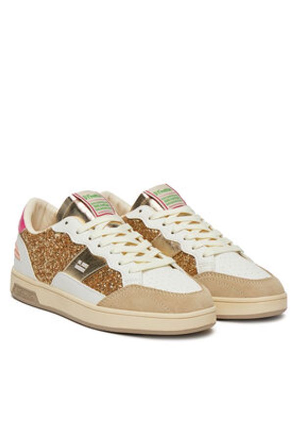 D.Franklin Sneakersy DFSH403003 Kolorowy. Materiał: skóra. Wzór: kolorowy