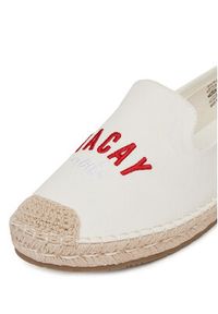 DeeZee Espadryle MXCR-232 Biały. Kolor: biały. Materiał: materiał #5