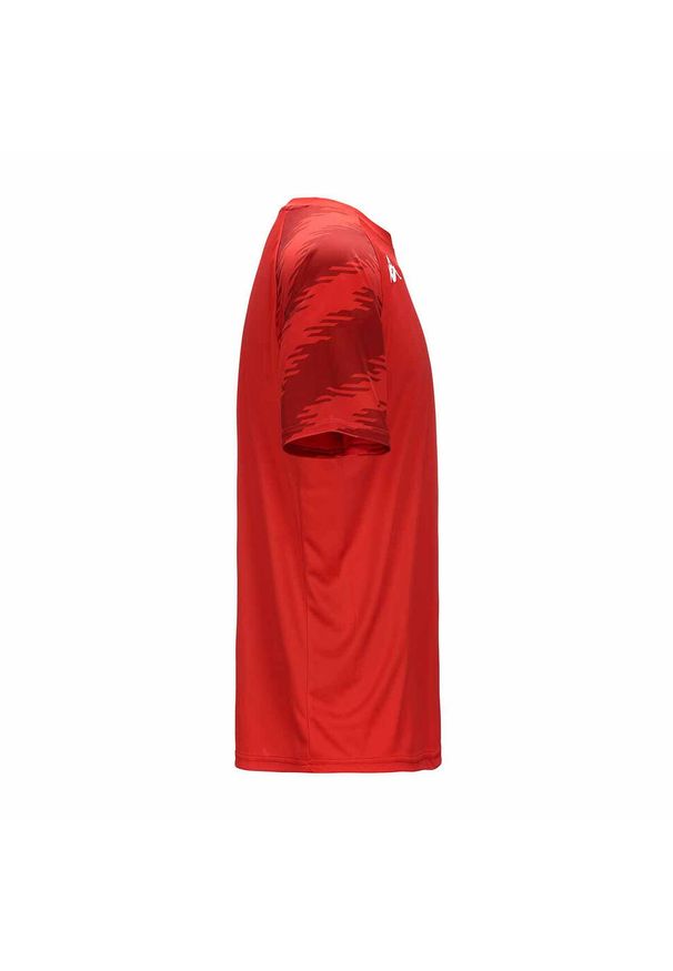 Koszulka Kappa Daverno. Kolor: czerwony. Sport: piłka nożna, fitness