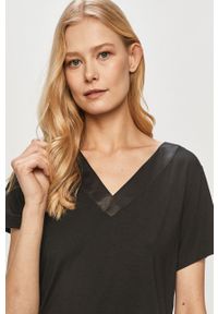 Calvin Klein Underwear - T-shirt. Okazja: na co dzień. Kolor: czarny. Materiał: dzianina, elastan. Wzór: gładki. Styl: casual #4