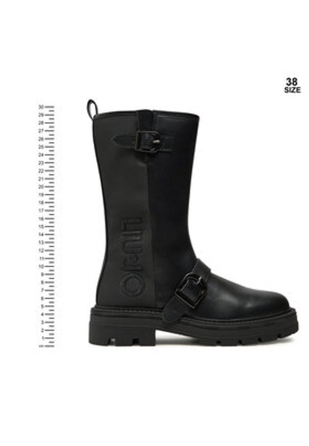 Liu Jo Botki Taylor 805 4F4703 EX263 Czarny. Kolor: czarny. Materiał: skóra