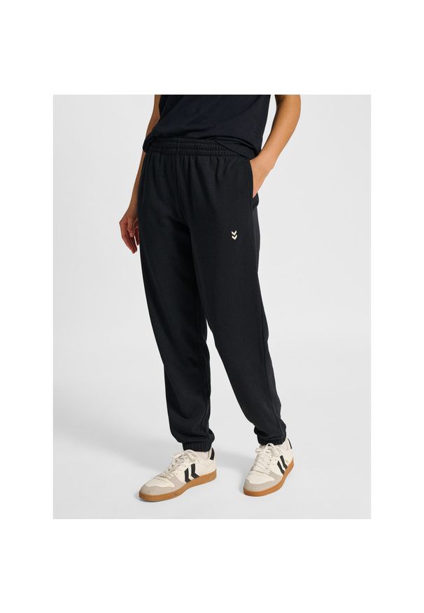 Damskie spodnie dresowe Hummel Pulse. Kolor: czarny. Materiał: dresówka. Sport: fitness