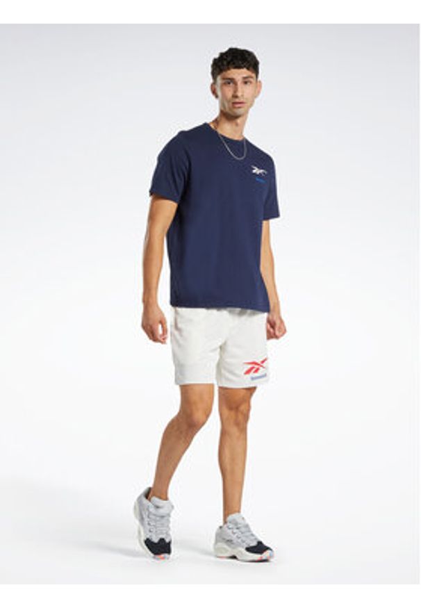 Reebok T-Shirt Reebok Basketball Court Top T-Shirt HM6239 Niebieski Relaxed Fit. Kolor: niebieski. Materiał: bawełna