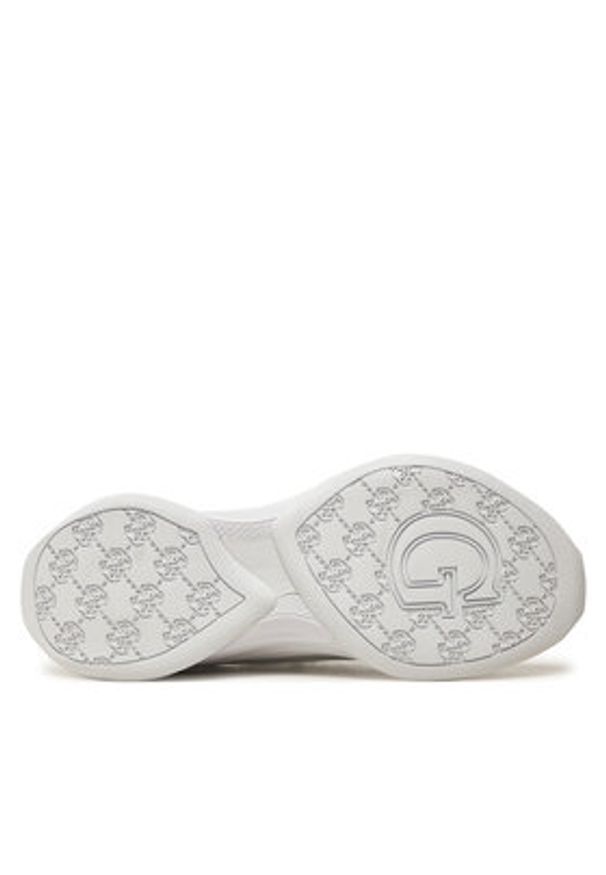 Guess Sneakersy Zazzie2 FLFZZ2 FAL12 Biały. Kolor: biały. Materiał: skóra