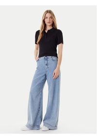 Calvin Klein Sweter LV044C341G Czarny Regular Fit. Kolor: czarny. Materiał: wiskoza #2