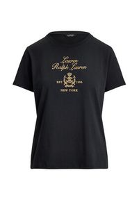 Lauren Ralph Lauren - LAUREN RALPH LAUREN T-Shirt 200P13943001 Czarny Regular Fit. Kolor: czarny. Materiał: bawełna #2