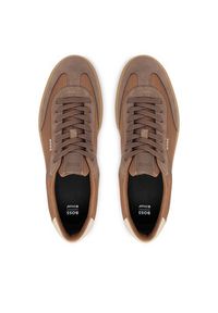 BOSS Sneakersy Kieran 50567947 Beżowy. Kolor: beżowy. Materiał: skóra, zamsz #3