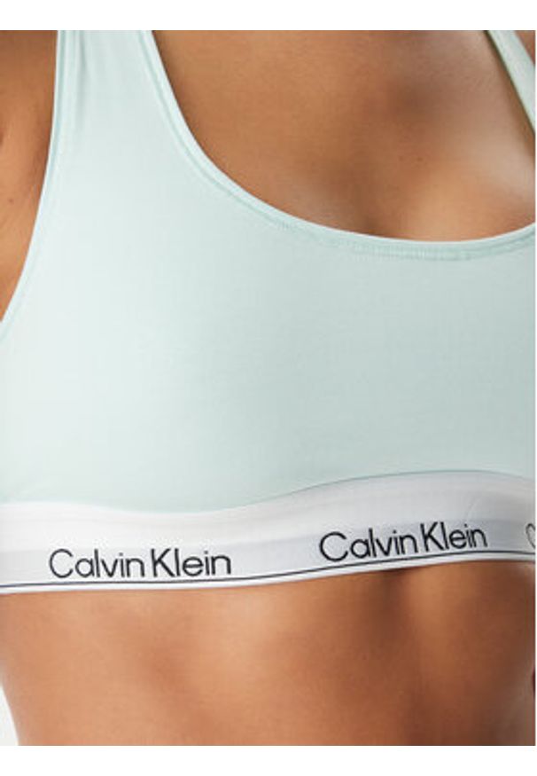 Calvin Klein Underwear Biustonosz top LV00QF8493 Zielony jasny. Kolor: zielony. Materiał: bawełna