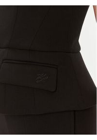 Karl Lagerfeld - KARL LAGERFELD Kombinezon 240W1311 Czarny Regular Fit. Kolor: czarny. Materiał: syntetyk