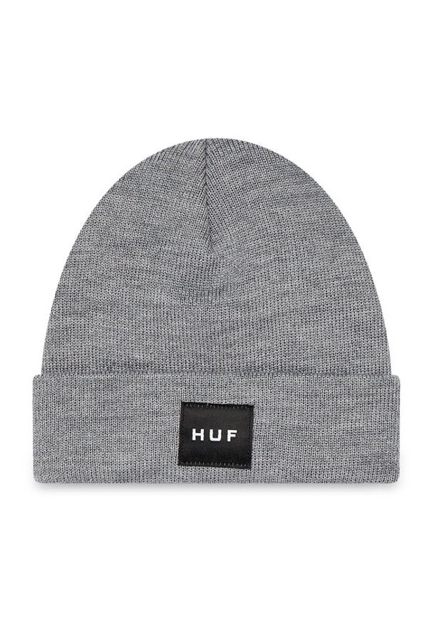 HUF Czapka Essentials Box Logo Bea BN00090 Szary. Kolor: szary. Materiał: materiał