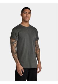 G-Star RAW - G-Star Raw T-Shirt Lash D16396-2653-G179 Szary Regular Fit. Kolor: szary. Materiał: bawełna