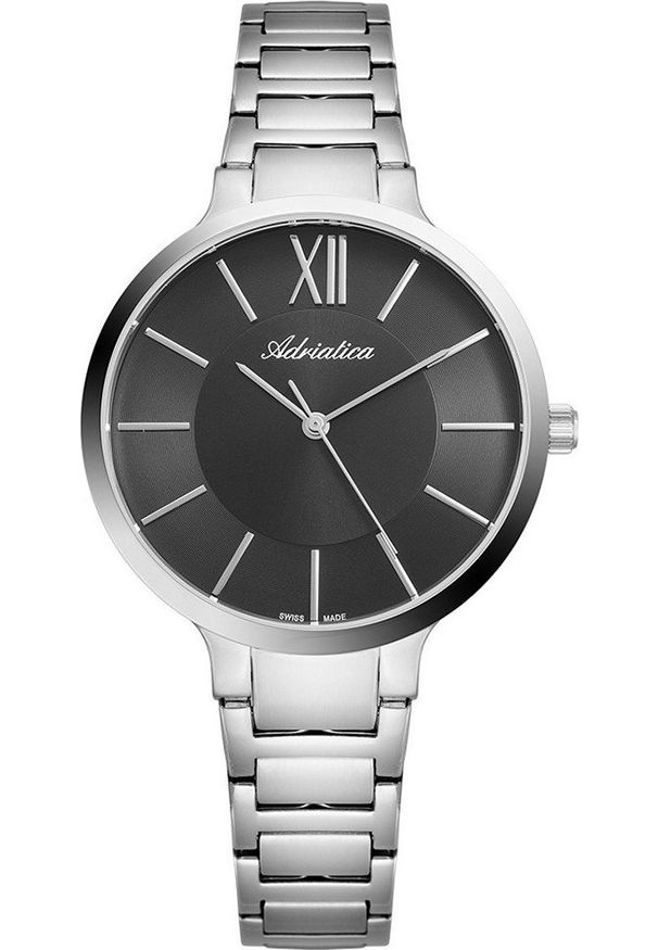 Zegarek Adriatica Zegarek damski Adriatica A3571.5166Q srebrny. Kolor: srebrny
