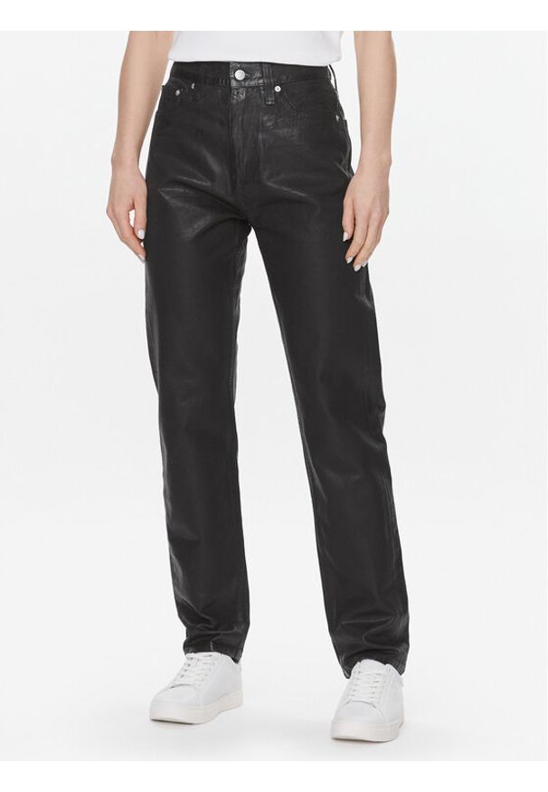 Calvin Klein Jeans Jeansy Authentic J20J222431 Czarny Straight Fit. Kolor: czarny