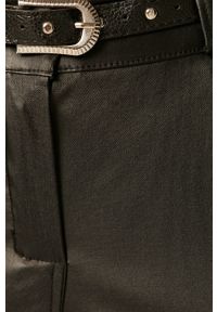 Haily's - Spodnie. Kolor: czarny. Materiał: wiskoza, dzianina, skóra, elastan, nylon. Wzór: gładki #2