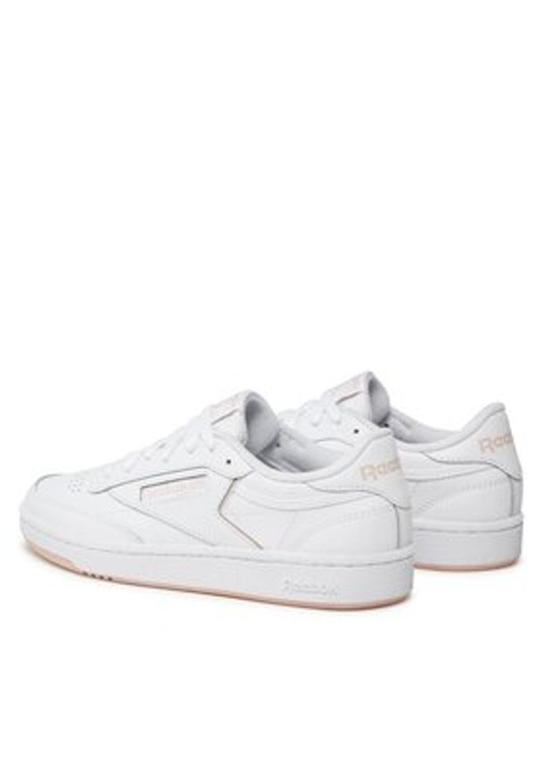 Reebok Sneakersy Club C 85 IE1598 Biały. Kolor: biały. Materiał: skóra. Model: Reebok Club