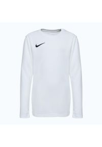 Longsleeve piłkarski dziecięcy Nike Dri-Fit Park VII. Kolor: biały. Długość rękawa: długi rękaw. Technologia: Dri-Fit (Nike). Sport: piłka nożna #1