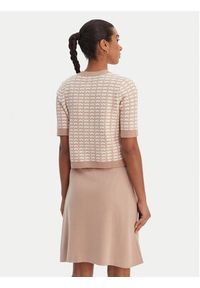 Morgan Komplet sweter i sukienka 261-RMORESA Beżowy Slim Fit. Kolor: beżowy. Materiał: syntetyk #2