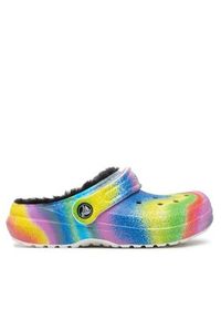 Crocs Klapki Classic Lined Spray Dye Clog K 208081 Kolorowy. Wzór: kolorowy