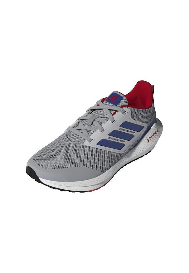 Buty Chłopak Adidas Eq21 Run 2.0 Bounce srebrny. Okazja: na co dzień. Kolor: szary. Sport: bieganie