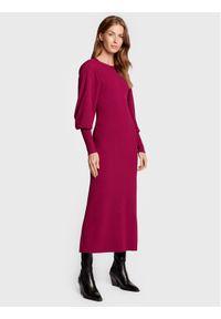 GESTUZ - Gestuz Sukienka dzianinowa Monagz 10906395 Fioletowy Regular Fit. Kolor: fioletowy. Materiał: wiskoza #1