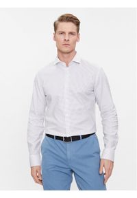 BOSS - Boss Koszula H-HANK-spread 50508759 Biały Slim Fit. Kolor: biały. Materiał: bawełna