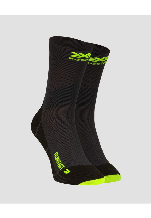 Skarpety biegowe X-Socks Run Fast 4.0. Kolor: szary. Sport: bieganie