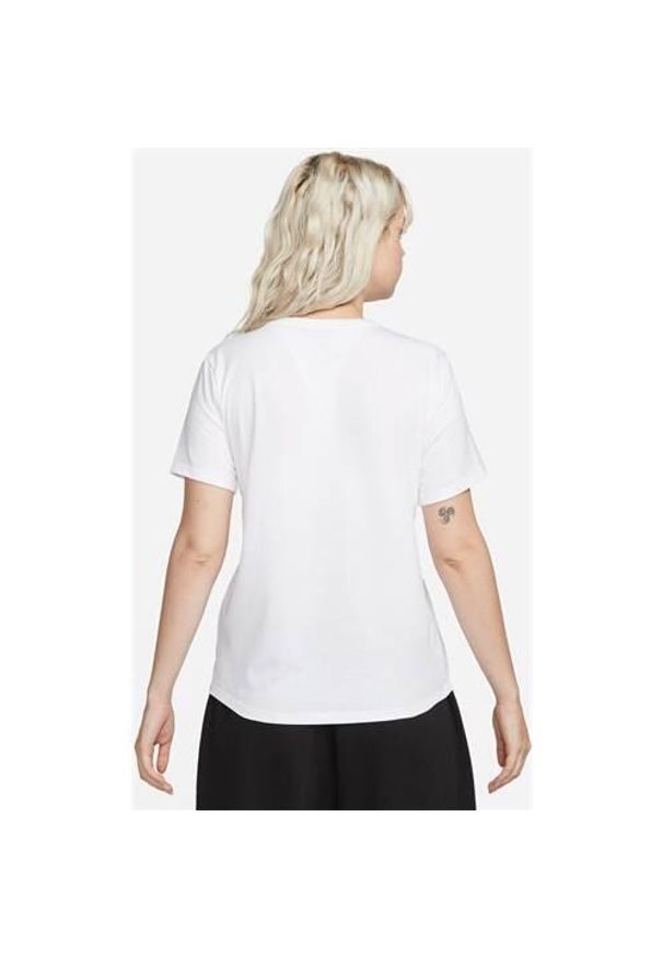 Koszulka sportowa damska Nike Nsw Club Ss. Kolor: biały. Długość rękawa: krótki rękaw. Długość: krótkie