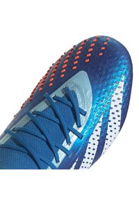 Adidas - Buty piłkarskie adidas Predator Accuracy.1 Low Sg M IF2291 niebieskie. Zapięcie: sznurówki. Kolor: niebieski. Materiał: guma. Szerokość cholewki: normalna. Sport: piłka nożna #5