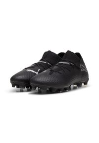 Puma - Buty piłkarskie FUTURE 7 PRO FG/AG PUMA Black Silver Metallic Gray. Kolor: wielokolorowy, szary, czarny. Sport: piłka nożna #1