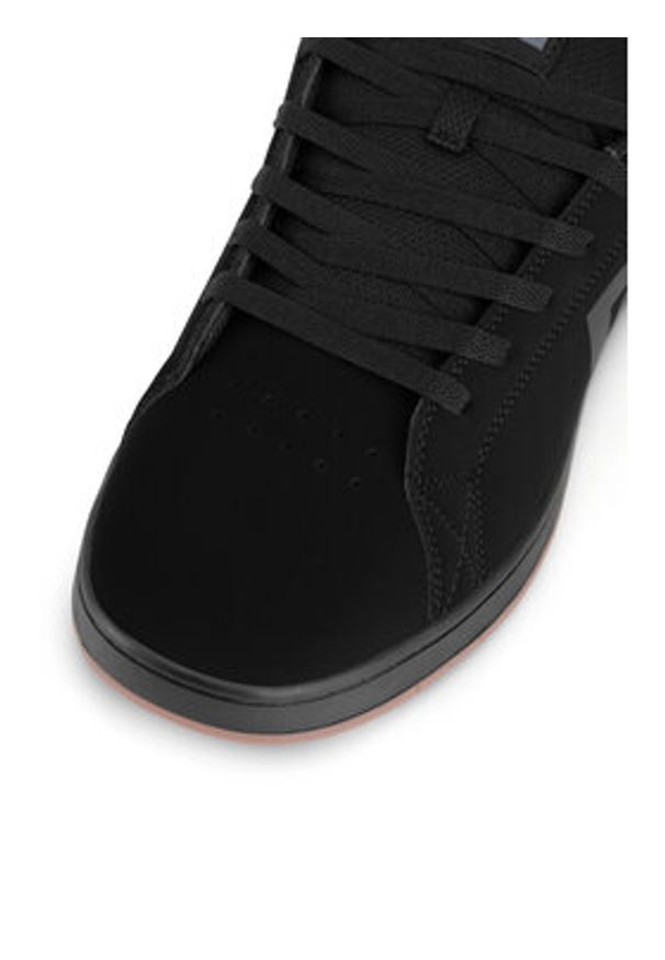 DC Shoes Sneakersy GAVELER ADYS100536-BGM Czarny. Kolor: czarny. Materiał: skóra