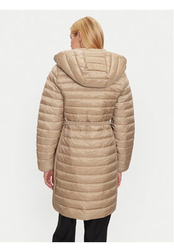 Calvin Klein Kurtka zimowa K20K208011 Beżowy Slim Fit. Kolor: beżowy. Materiał: syntetyk. Sezon: zima