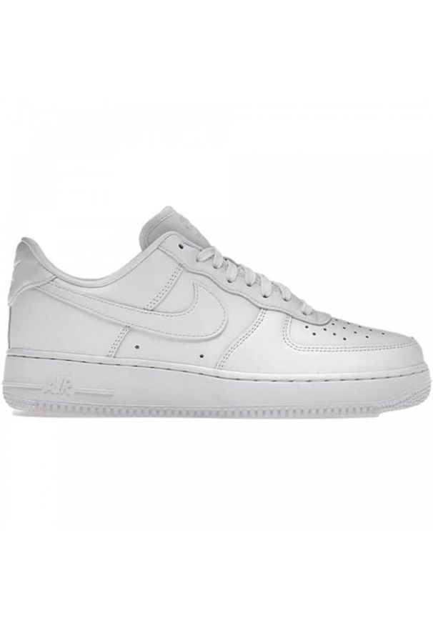 Buty Nike Air Force 1 '07 Fresh M DM0211-100 białe. Kolor: biały. Materiał: guma, materiał, skóra, syntetyk. Szerokość cholewki: normalna. Model: Nike Air Force. Sport: koszykówka