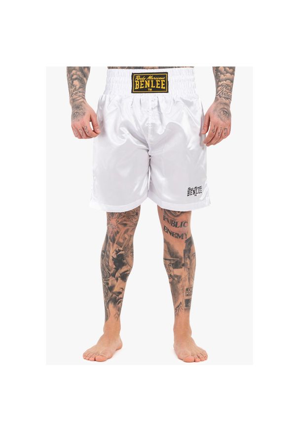 Szorty bokserskie Benlee Uni Boxing. Kolor: biały. Sport: fitness