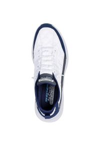 skechers - Adidasy Skechers Contour Foam - Cozy, Mężczyźni. Kolor: biały. Materiał: syntetyk, materiał