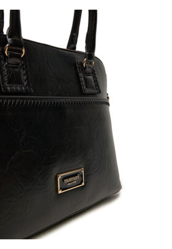 Monnari Torebka TORIMP0-24Z-BAG6040-K020D000-R00 Czarny. Kolor: czarny. Materiał: skórzane
