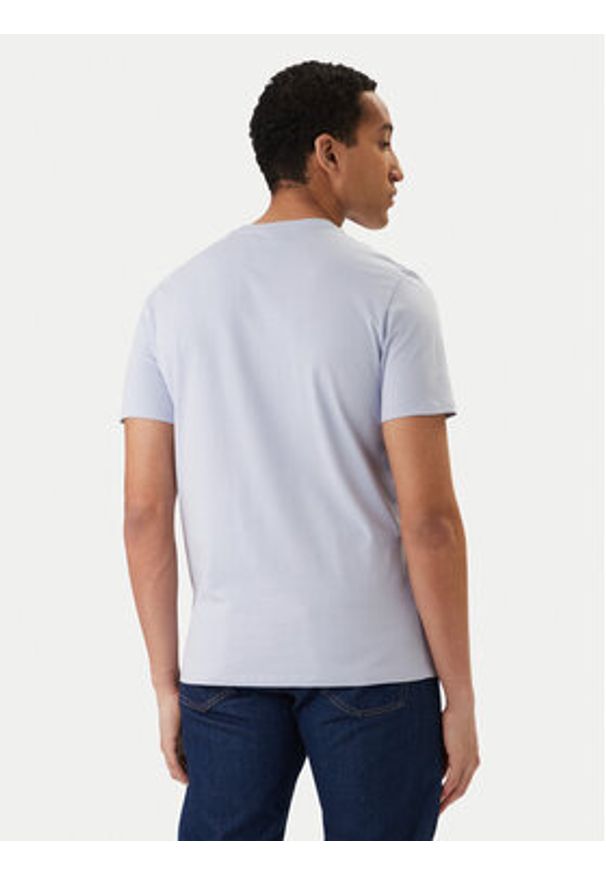 Calvin Klein Jeans T-Shirt Classic Monogram LV04RD254G Fioletowy Regular Fit. Kolor: fioletowy. Materiał: bawełna