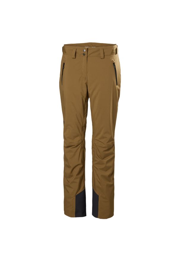 Spodnie narciarskie dla kobiet Helly Hansen Legendary. Kolor: brązowy, beżowy, wielokolorowy. Sezon: zima. Sport: narciarstwo