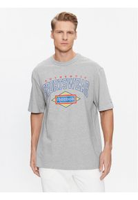 Reebok T-Shirt Sporting Goods II0674 Szary Regular Fit. Kolor: szary. Materiał: bawełna #1
