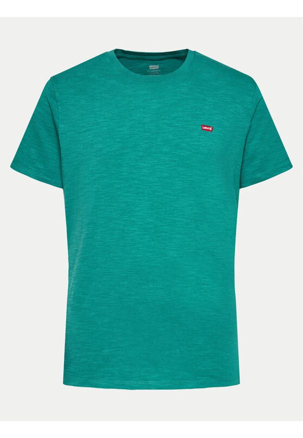 Levi's® T-Shirt Original Housemark 56605-0247 Zielony Regular Fit. Kolor: zielony. Materiał: bawełna