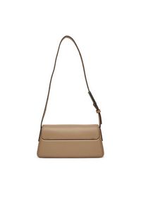 Calvin Klein Jeans Torebka Belted Small Shoulder Bag LV04K3110G Beżowy. Kolor: beżowy. Materiał: skórzane #3