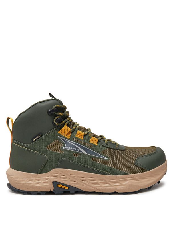 Altra Trekkingi Timp Hiker GTX AL0A85QB Zielony. Kolor: zielony. Materiał: skóra. Sport: turystyka piesza