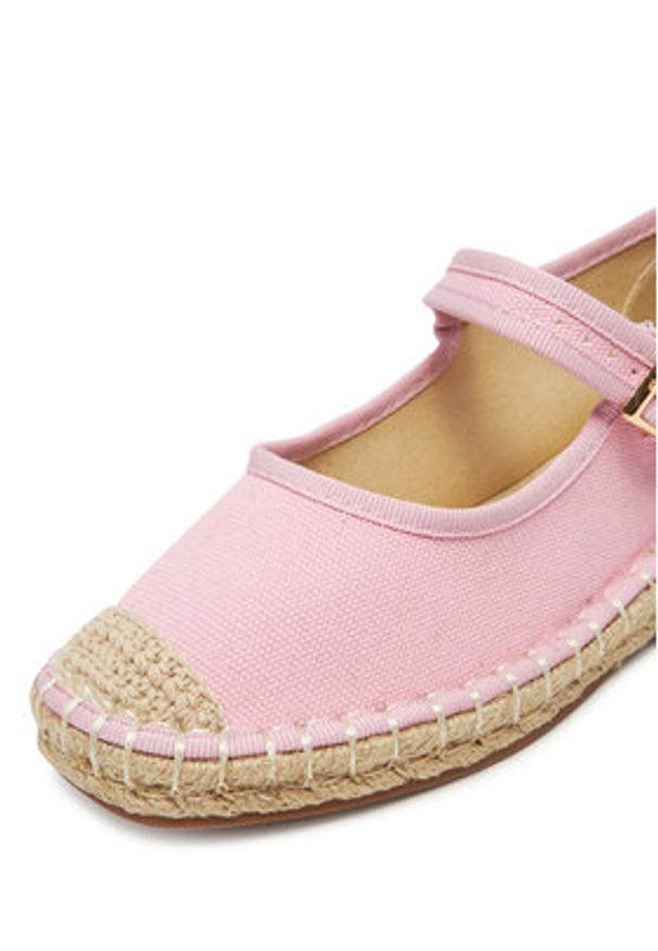 DeeZee Espadryle Q88-512-1 Różowy. Kolor: różowy. Materiał: materiał