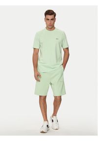 BOSS - Boss T-Shirt Tee 50506373 Zielony Regular Fit. Kolor: zielony. Materiał: bawełna #4
