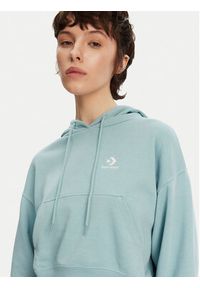 Converse Bluza Chuck Taylor 10027616-A03 Niebieski Boxy Fit. Kolor: niebieski. Materiał: bawełna #3